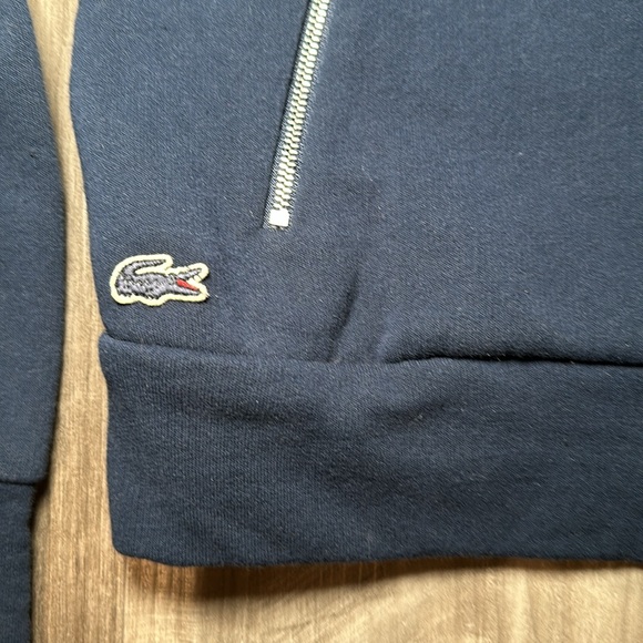 Lacoste Full Zip Fleece Track Jacket - 36 (US 16) - Picture 5 of 5